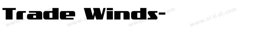 Trade Winds字体转换